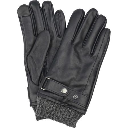 Suitable Handschoen Nappa Leer Zwart
