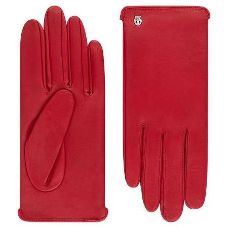 Roeckl Roeckl Vingerhandschoenen NEW YORK rood / zilver