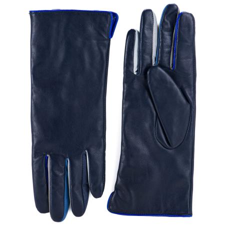 Mywalit mywalit Vingerhandschoenen saffier / royal blue/koningsblauw / donkerblauw / natuurwit