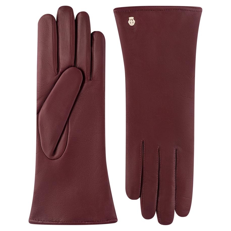 Roeckl Roeckl Vingerhandschoenen PRAG wijnrood -