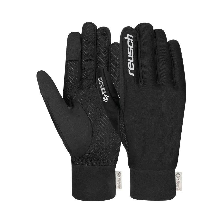 Reusch REUSCH Vingerhandschoenen Karayel WINDSTOPPER® TOUCH-TEC zwart / wit -