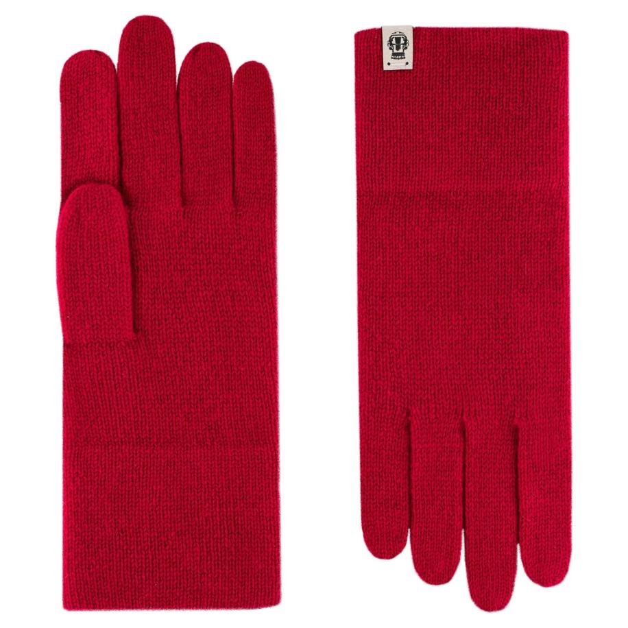 Roeckl Roeckl Vingerhandschoenen PURE CASHMERE rood -