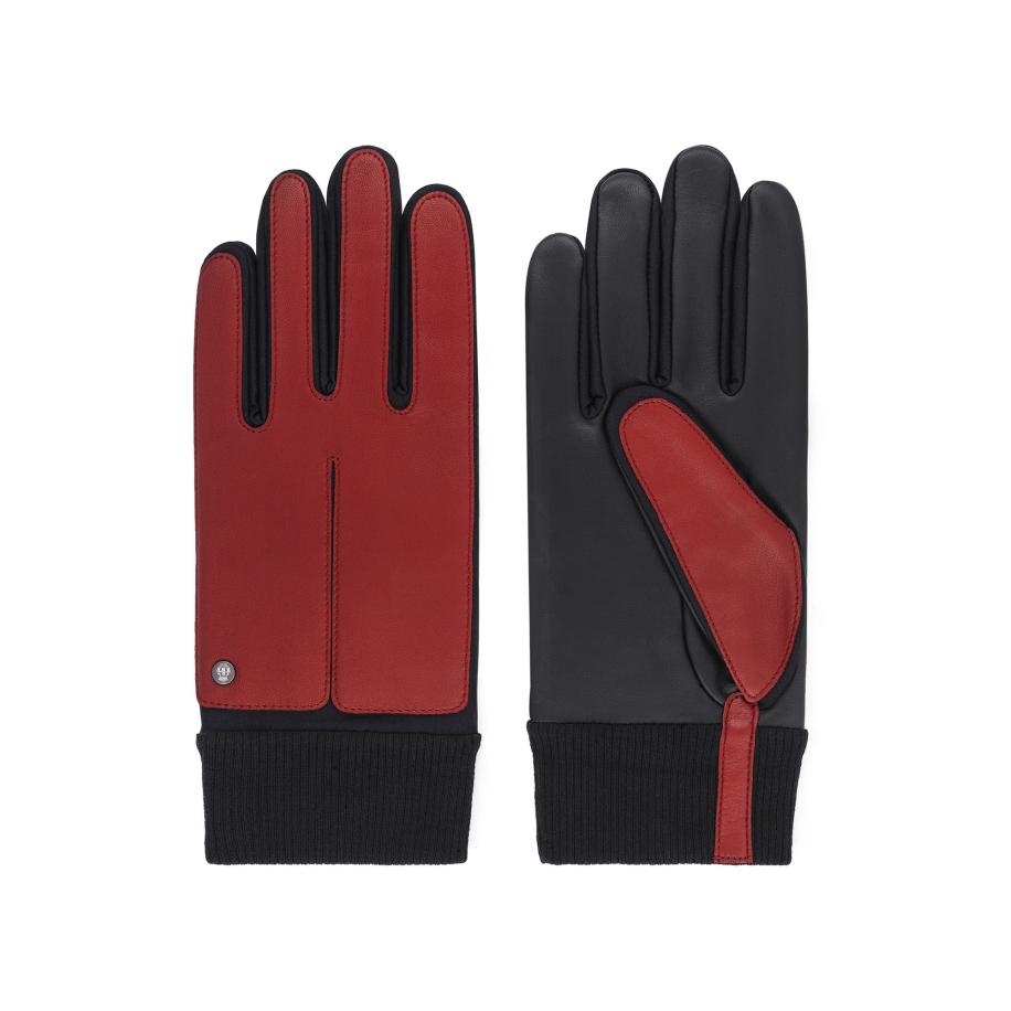 Roeckl Roeckl Vingerhandschoenen KOPENHAGEN TOUCH rood / kersrood / vuurrood / donkerrood -