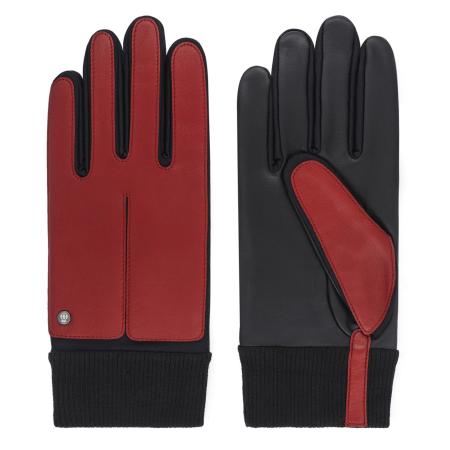 Roeckl Roeckl Vingerhandschoenen KOPENHAGEN TOUCH rood / kersrood / vuurrood / donkerrood