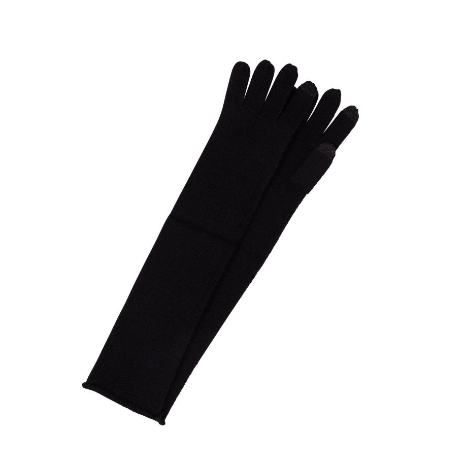 CASH-MERE.CH CASH-MERE.CH Vingerhandschoenen zwart -