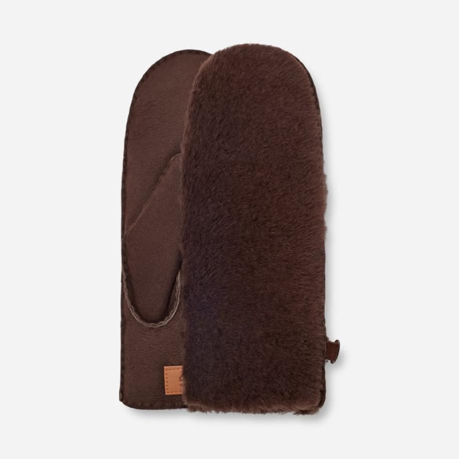 UGG® Want met zichtbare sheepskin in Brown, Maat S/M, Shearling Paars