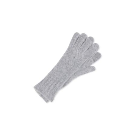 CASH-MERE.CH CASH-MERE.CH Vingerhandschoenen lichtgrijs