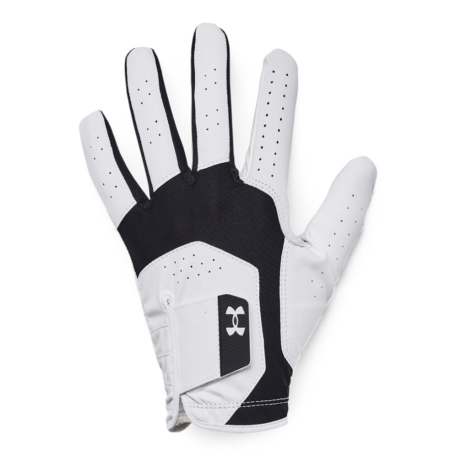 Under Armour Iso-Chill Golfhandschoen voor heren Zwart / Wit / Wit LLG Zwart