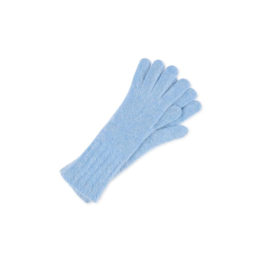 CASH-MERE.CH CASH-MERE.CH Vingerhandschoenen hemelsblauw -