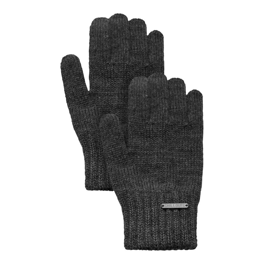 Chillouts chillouts Vingerhandschoenen Jamila donkergrijs -