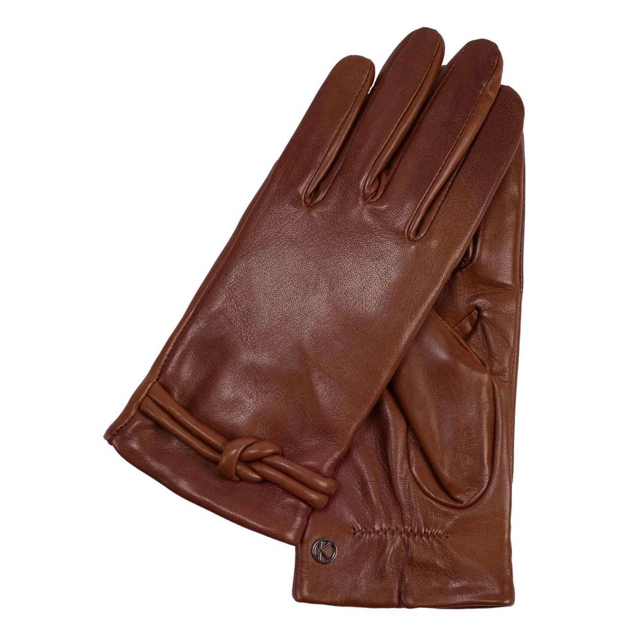 KESSLER Vingerhandschoenen Olivia Touch cognac Bruin