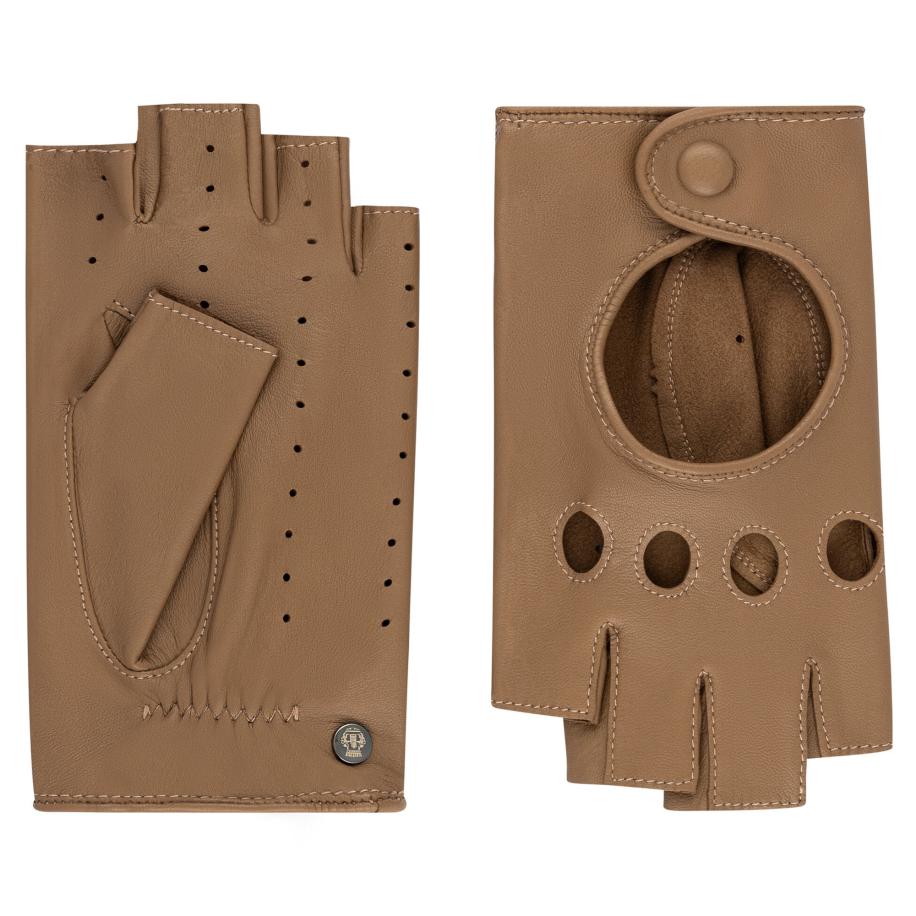 Roeckl Roeckl Handschoenen met korte vingers FLORENZ AUTOFAHRER bruin -