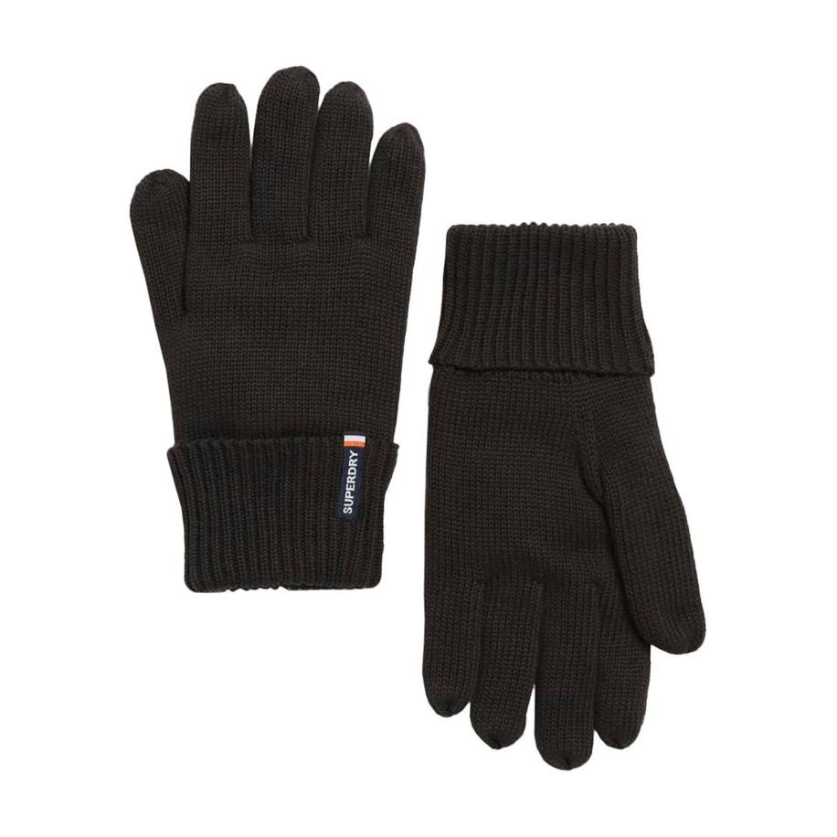 Superdry Vingerhandschoenen Essentials zwart Zwart