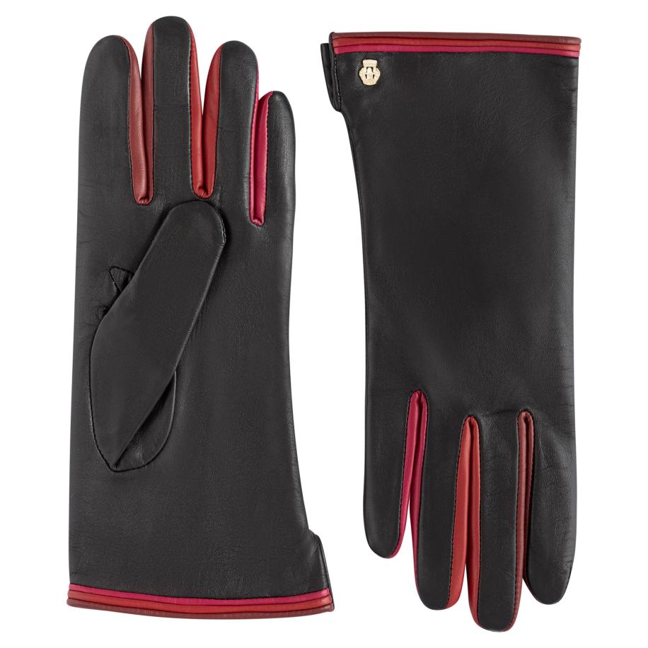 Roeckl Roeckl Vingerhandschoenen BERLIN robijnrood / zwart -