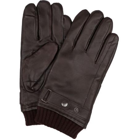 Suitable Handschoen Leer Bruin