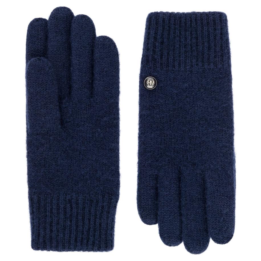 Roeckl Roeckl Vingerhandschoenen WALKHANDSCHUH MIT KASCHMIR navy -