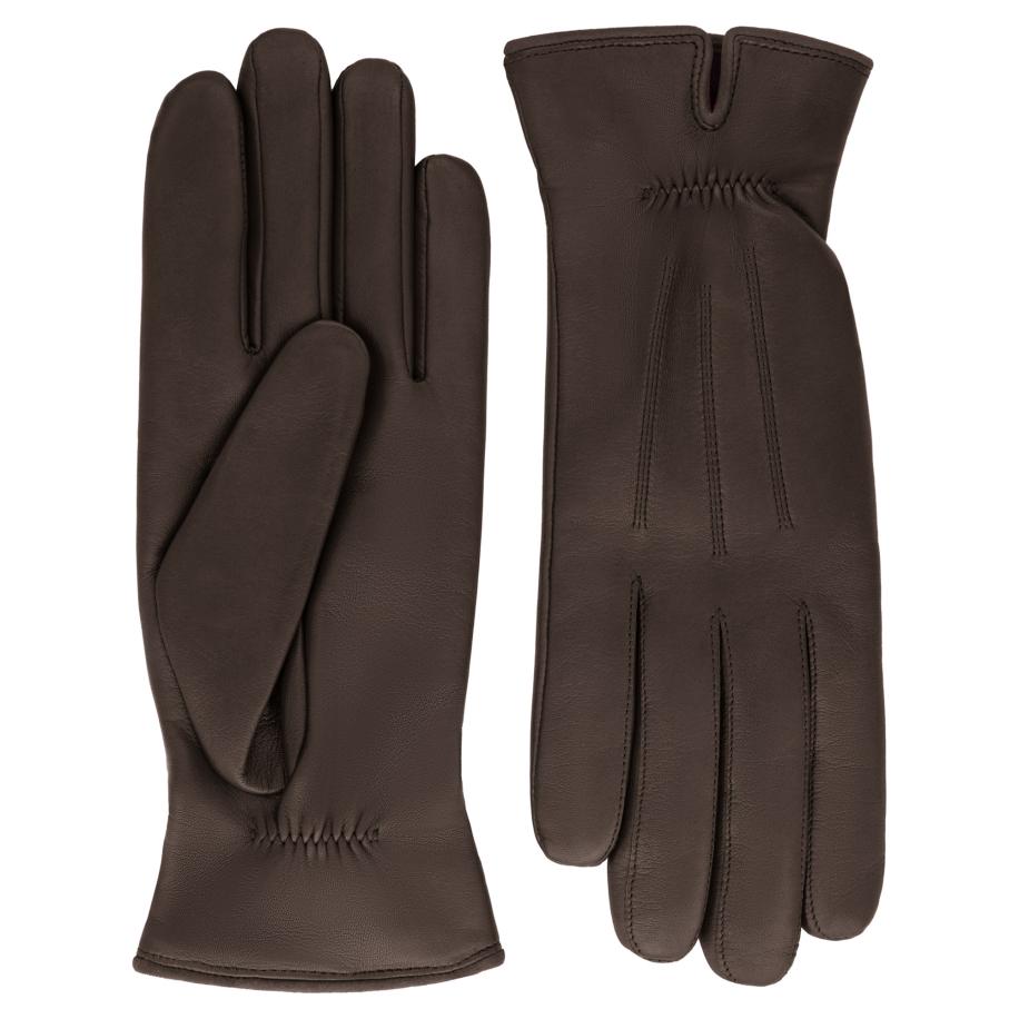 Roeckl Roeckl Vingerhandschoenen ANTWERPEN PLAIN chocoladebruin -