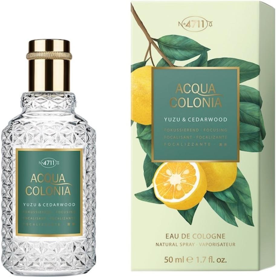 4711 Acqua Colonia Yuzu & Cedarwood Eau de Cologne Spray Unisexgeuren Unisex 50 ml