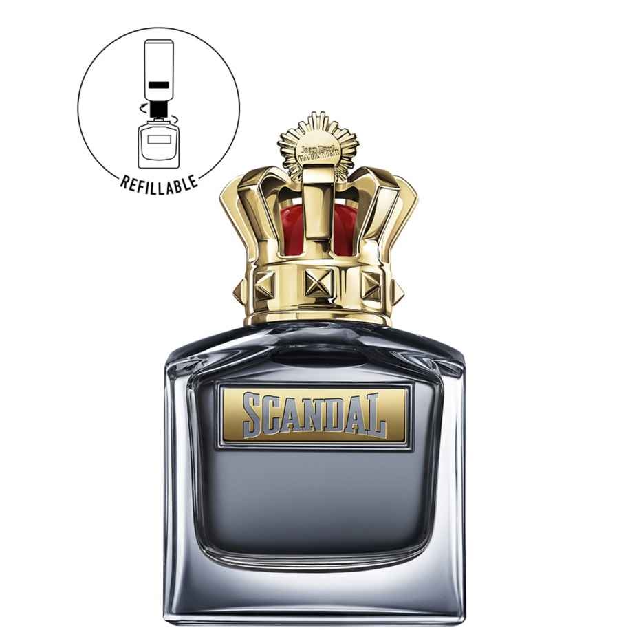 Jean Paul Gaultier Scandal pour Homme Navulbare Eau de Toilette Spray Herenparfum Heren 100 ml
