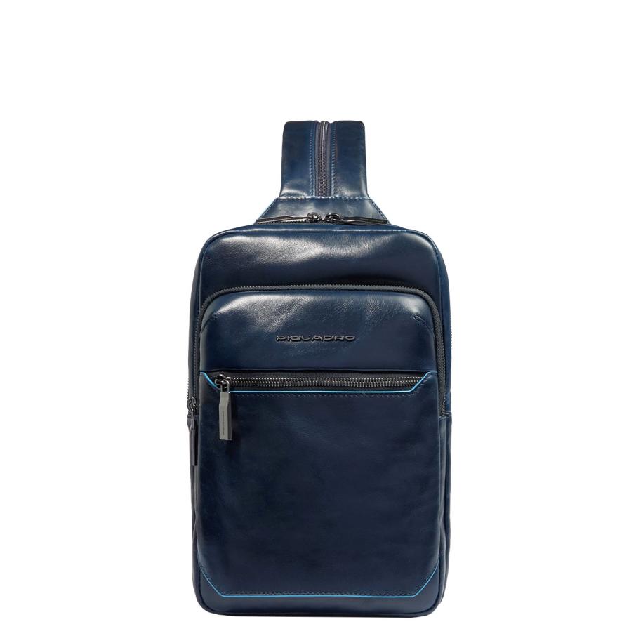 Piquadro B2 Mono Slingbag blue Blauw
