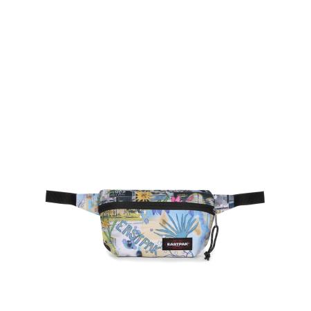 EASTPAK Heuptas Sommar camel / lichtblauw / zwart / wit