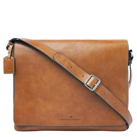 Castelijn & Beerens Mark Messenger 15.6 RFID light brown