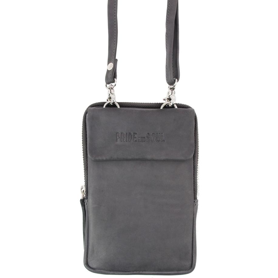 Pride and Soul Pride and Soul Schoudertas Loris donkergrijs -