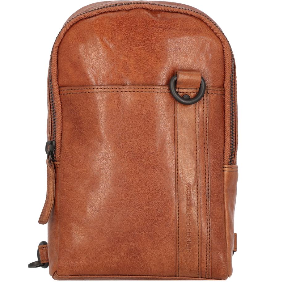Spikes & Sparrow Spikes & Sparrow Schoudertas Bronco karamel -