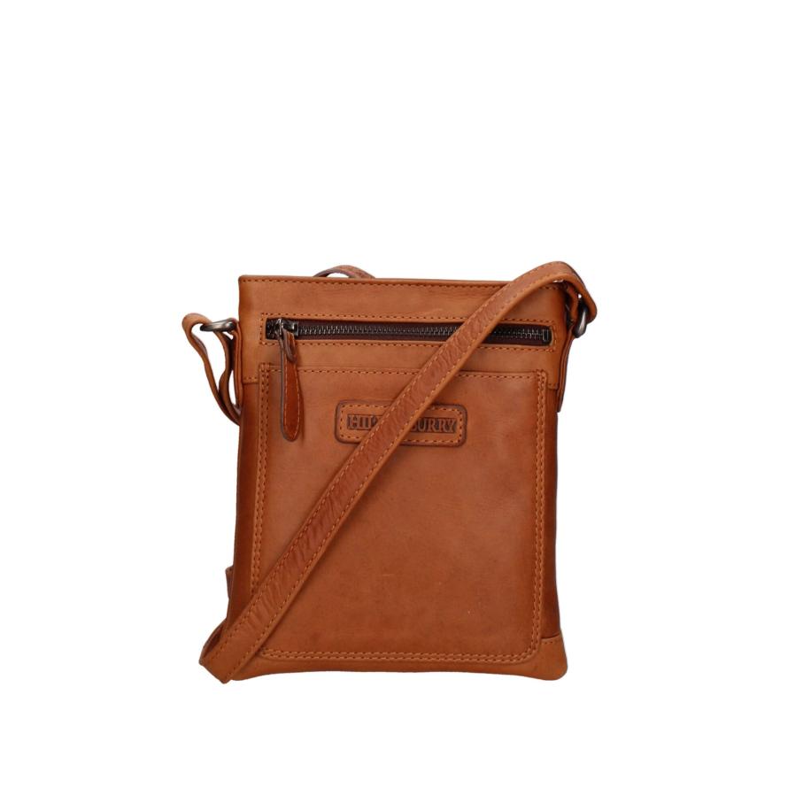 HILL BURRY HILL BURRY Schoudertas bruin / cognac / lichtbruin -