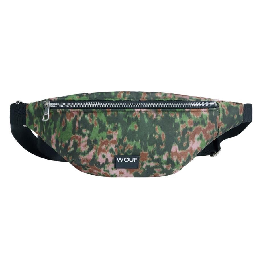 Wouf Wouf Heuptas beige / bruin / kaki / donkergroen -