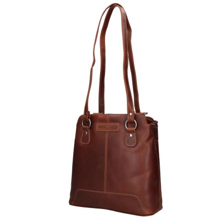 HILL BURRY HILL BURRY Shopper kastanjebruin