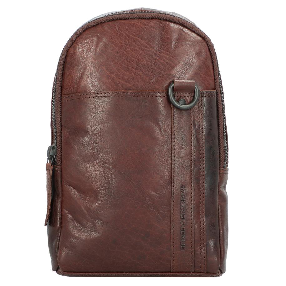 Spikes & Sparrow Spikes & Sparrow Schoudertas Bronco bruin -