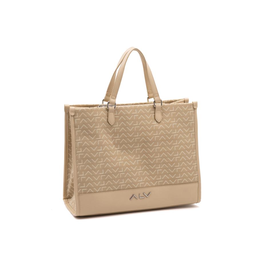 Alviero Martini Alviero Martini Shopper beige / wit -