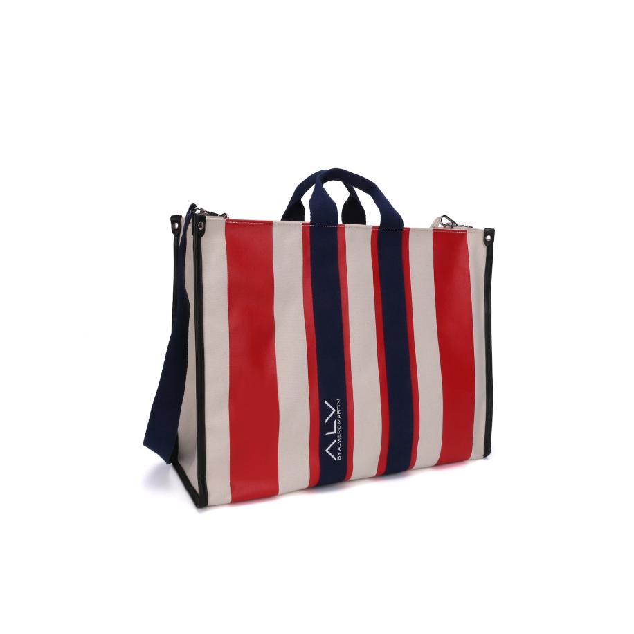 Alviero Martini Alviero Martini Shopper marine / rood / wit -