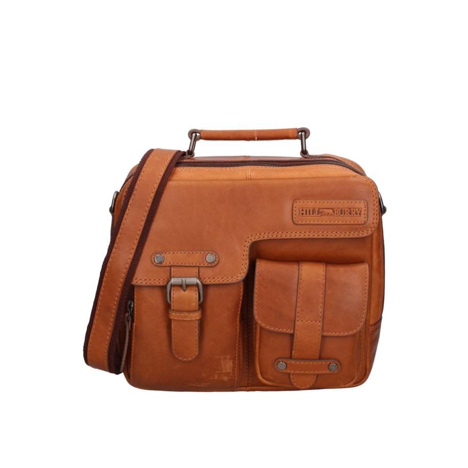 HILL BURRY HILL BURRY Schoudertas Torian cognac -