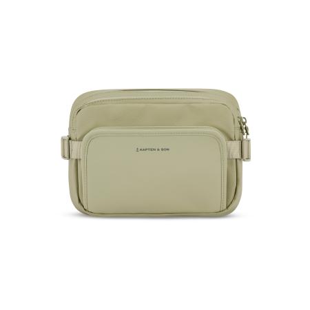 Kapten & Son Kapten & Son Heuptas Lisbon antraciet / pastelgroen