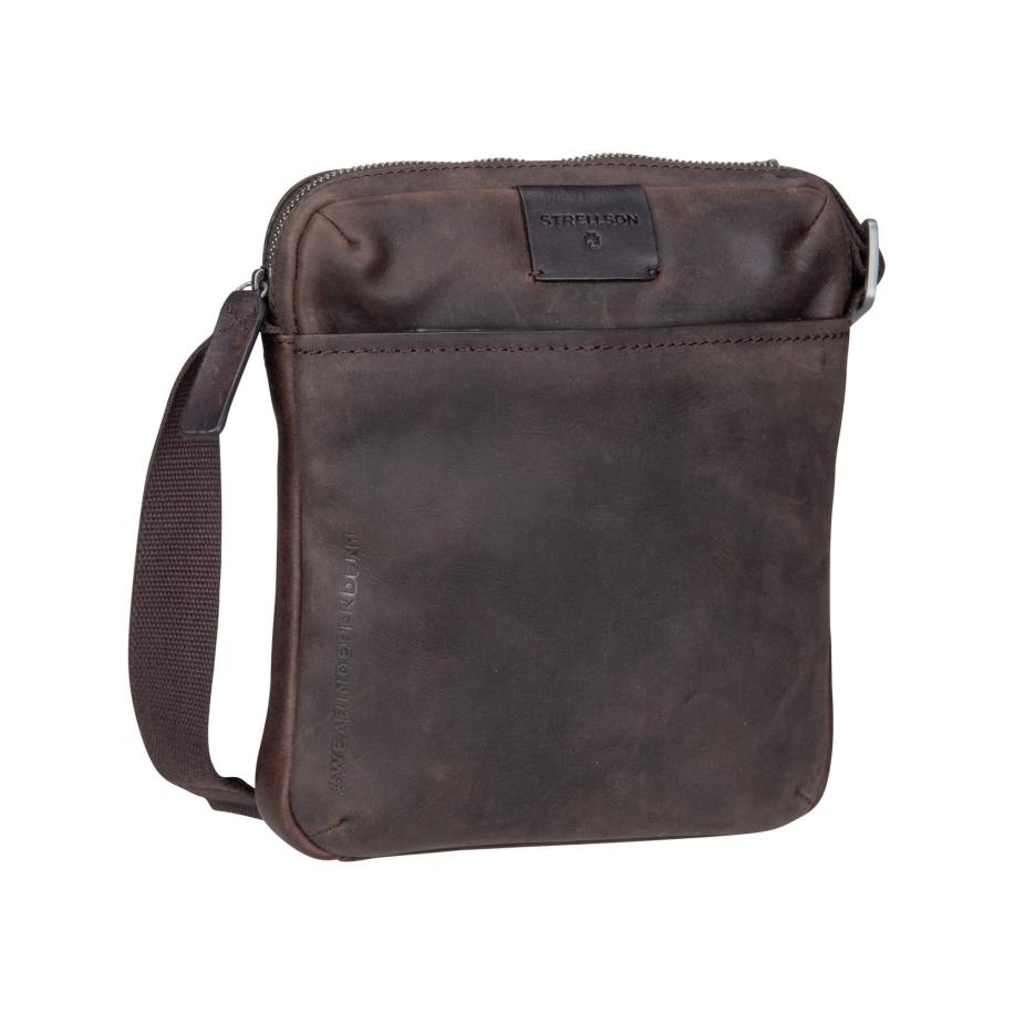 Strellson STRELLSON Schoudertas Brick Lane Marcus donkerbruin -