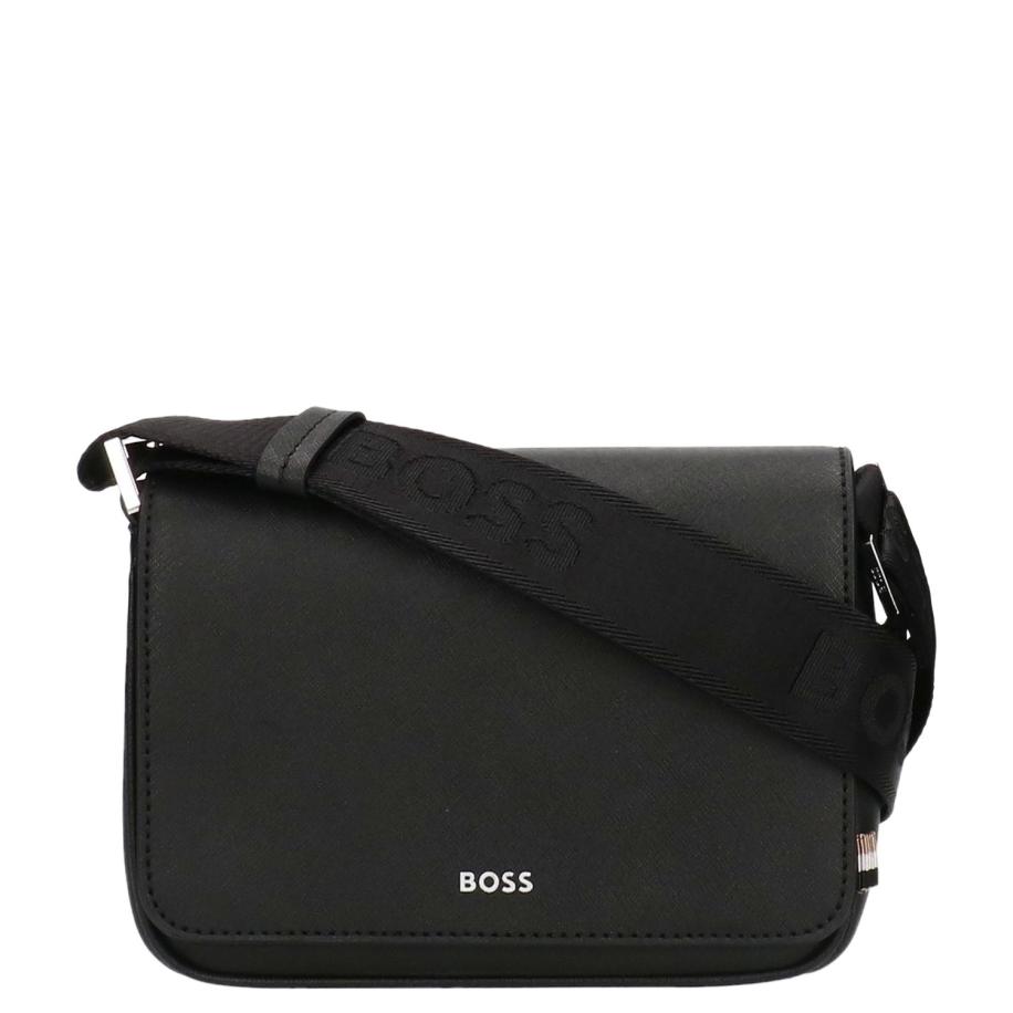 Boss Zair Flap Crossbody black Zwart