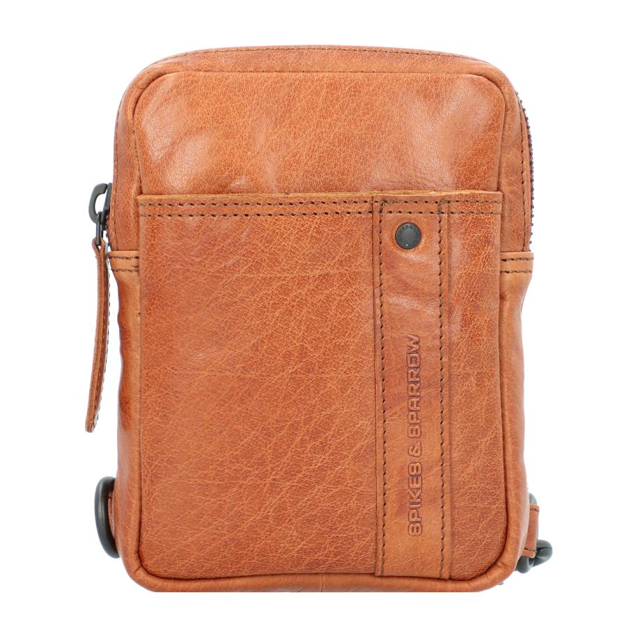 Spikes & Sparrow Spikes & Sparrow Schoudertas Bronco bruin -