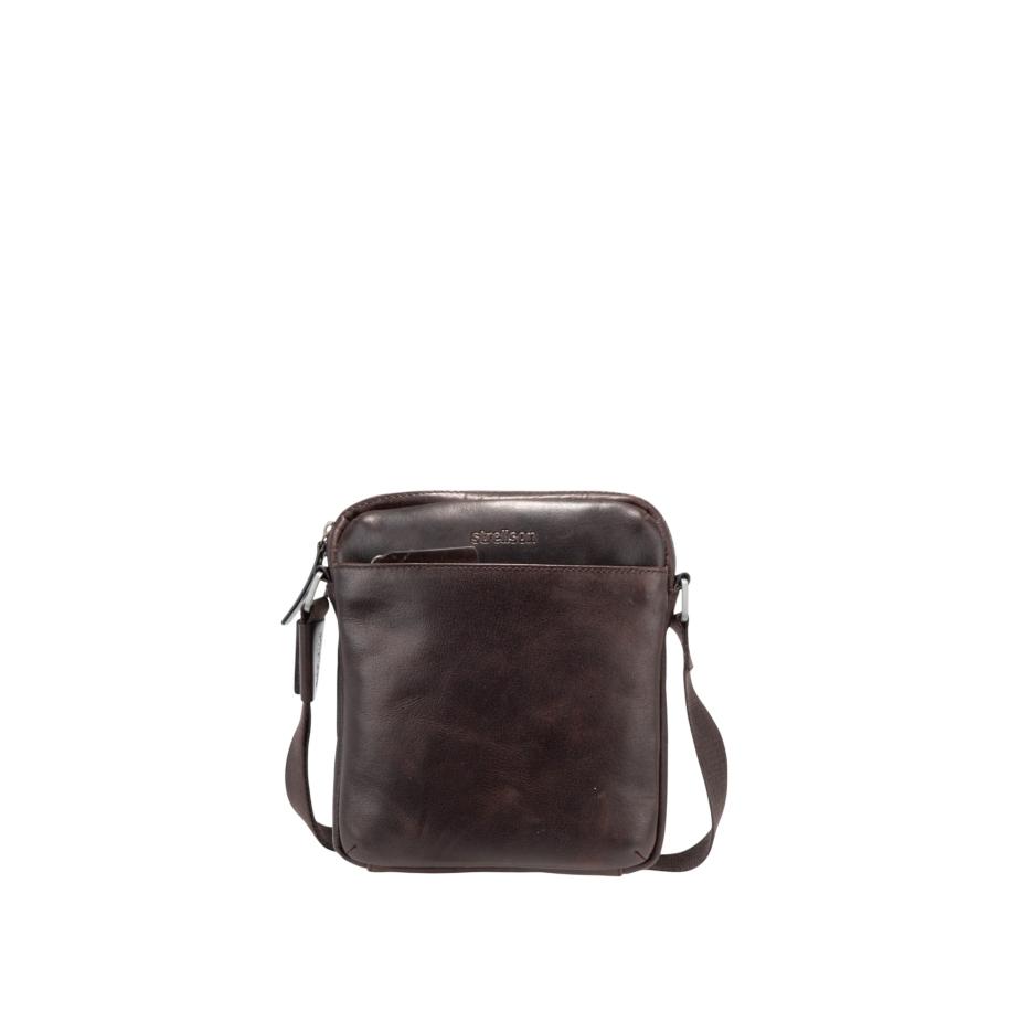 Strellson STRELLSON Schoudertas Abbey Marcus donkerbruin -