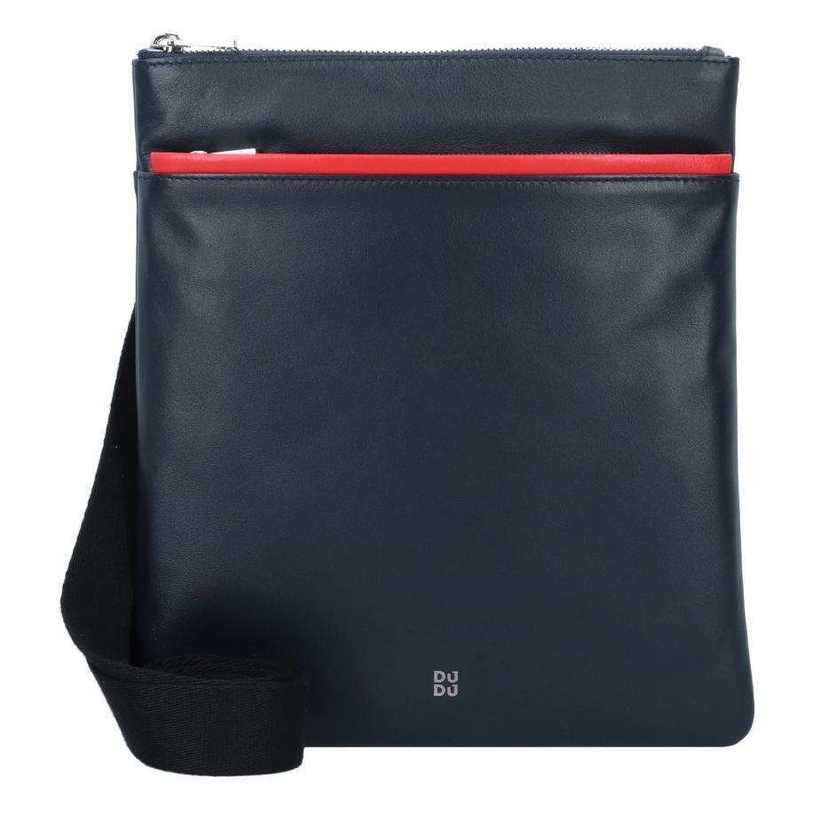 DuDu DuDu Schoudertas Panay marine / lichtrood -