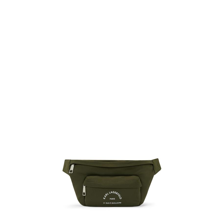 Karl Lagerfeld Karl Lagerfeld Heuptas olijfgroen / wit -