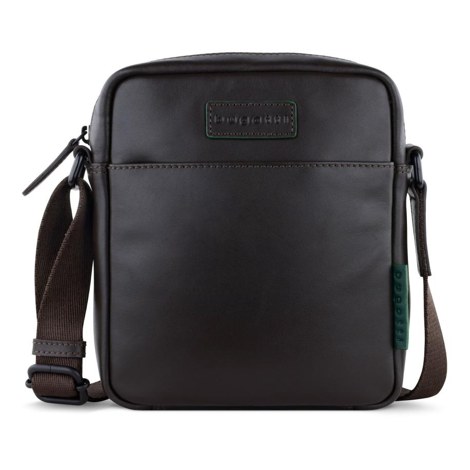 Bugatti bugatti Schoudertas Clark donkerbruin -