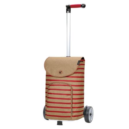 Andersen Shopper Andersen Shopper Trolley Eske beige / rood
