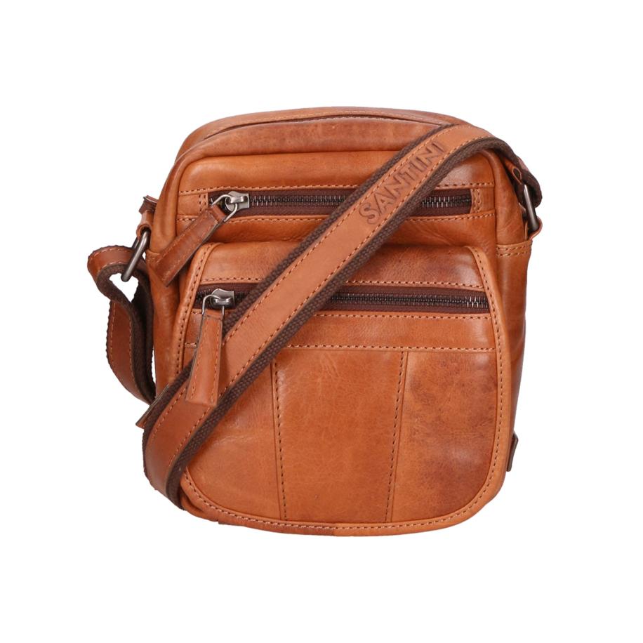 Santini Firenze Santini Firenze Schoudertas cognac -
