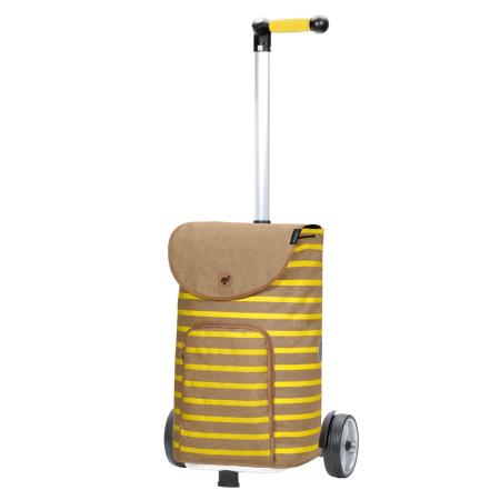 Andersen Shopper Andersen Shopper Trolley Eske lichtbruin / geel