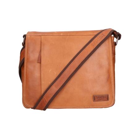 Santini Firenze Santini Firenze Schoudertas lichtbruin