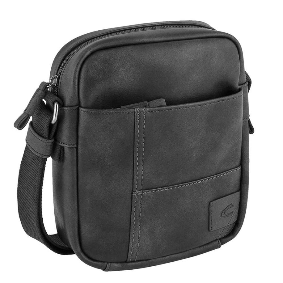 Camel Active Laos Schoudertas black Herentas Zwart