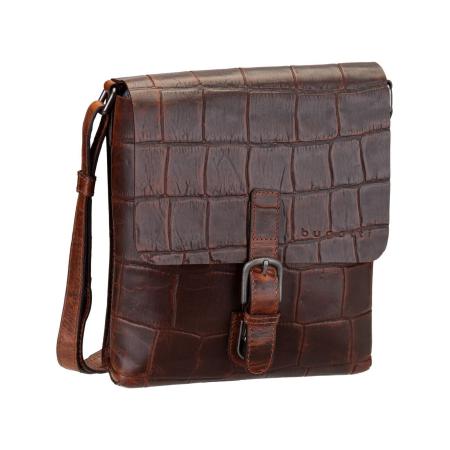 Bugatti bugatti Schoudertas Nevio donkerbruin