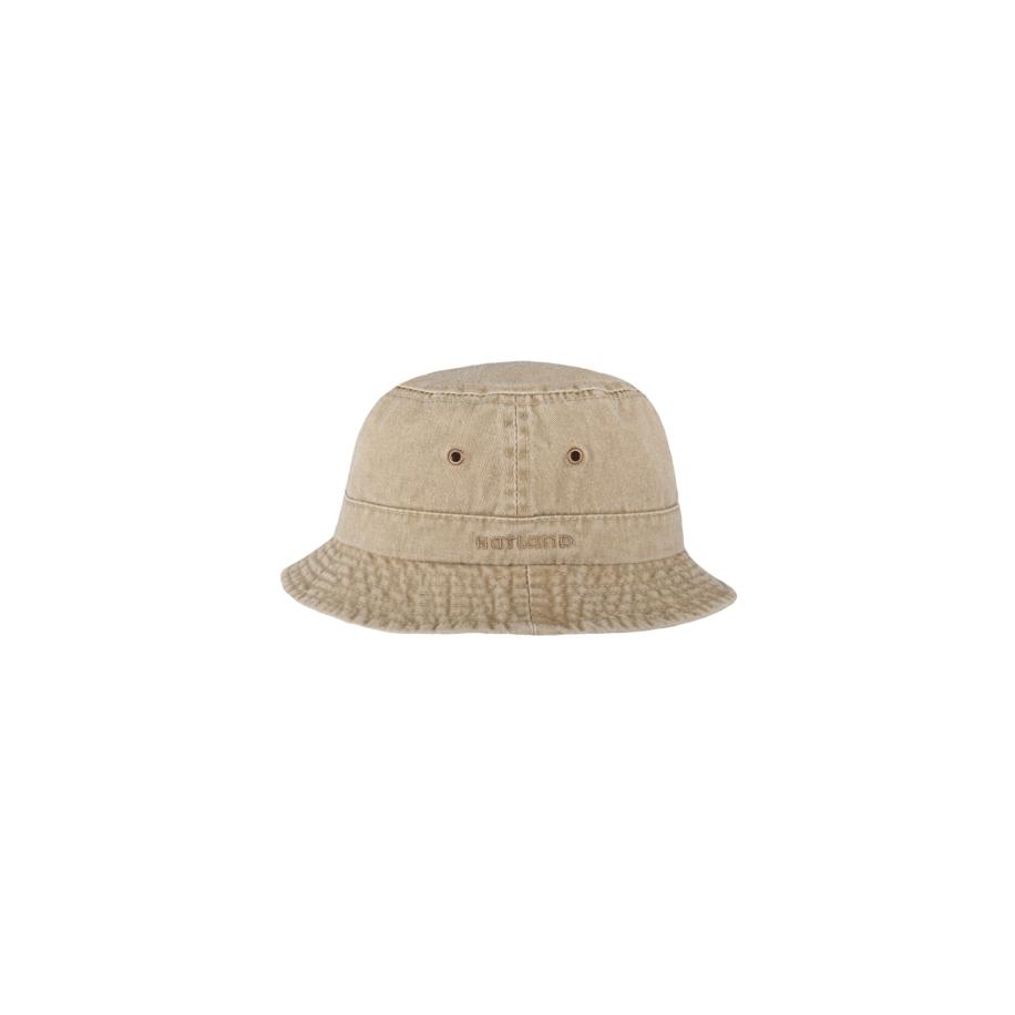 Hatland Hoed Fisherman beige Bruin